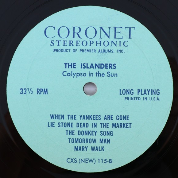 Harry Belafonte Sings Five Early Songs/Calypso In The Sun 1961 LP Record CXS 115 - Picture 13 of 16